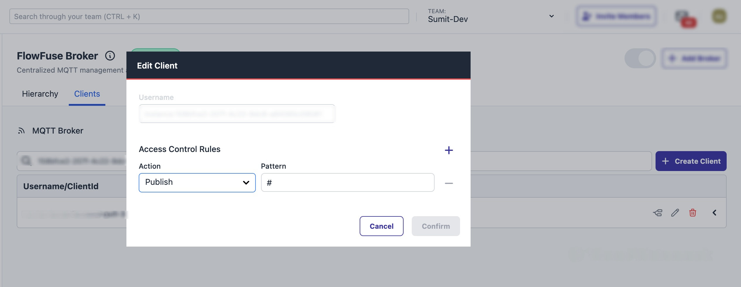 Configuring Client Access Control